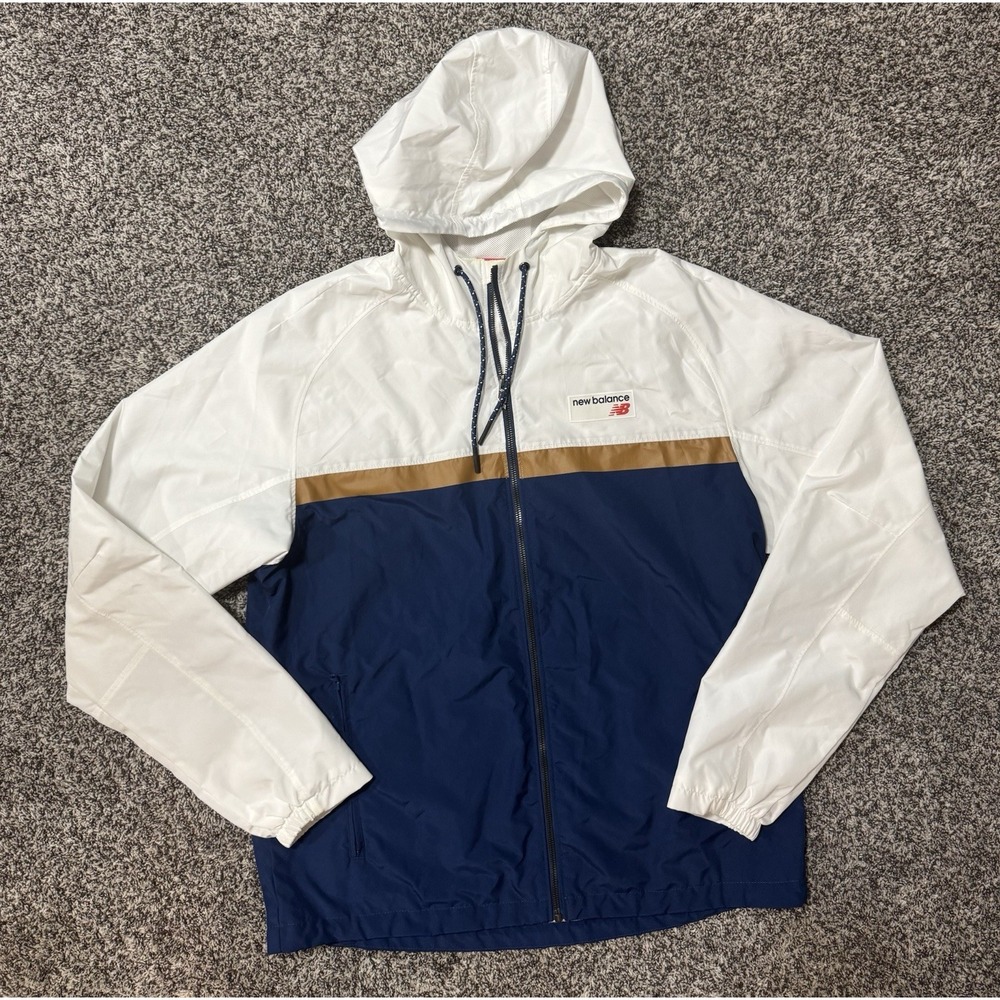 New Balance Athletics NEW Mens Full Zip Fashion Lightweight 78 Jacket Large $100